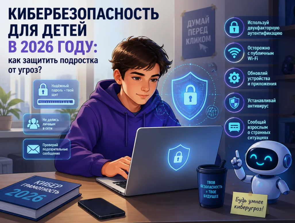 Кибербезопасность школьников: как защитить ребенка в цифровом мире